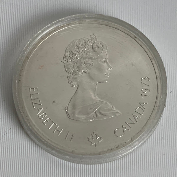 10 Silber Dollar Kanada Olympische Spiele Montreal 1973