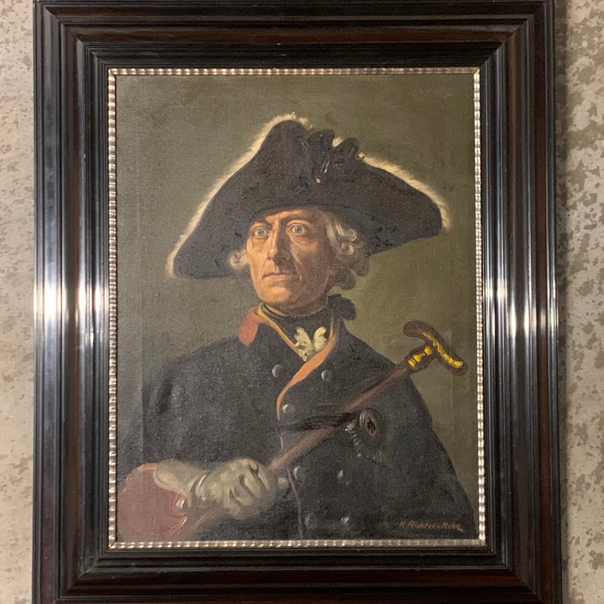 Ölgemälde Friedrich der Große von Karl Richter