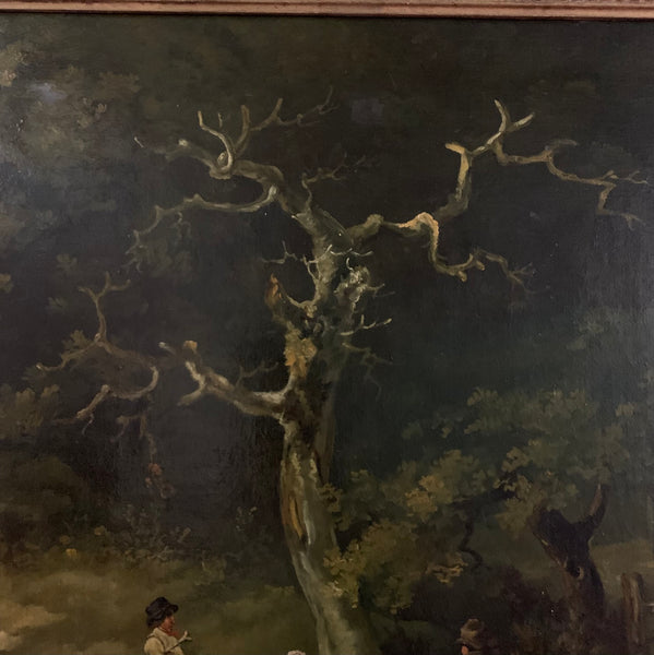 Ölgemälde Picknick im Walde von George Morland