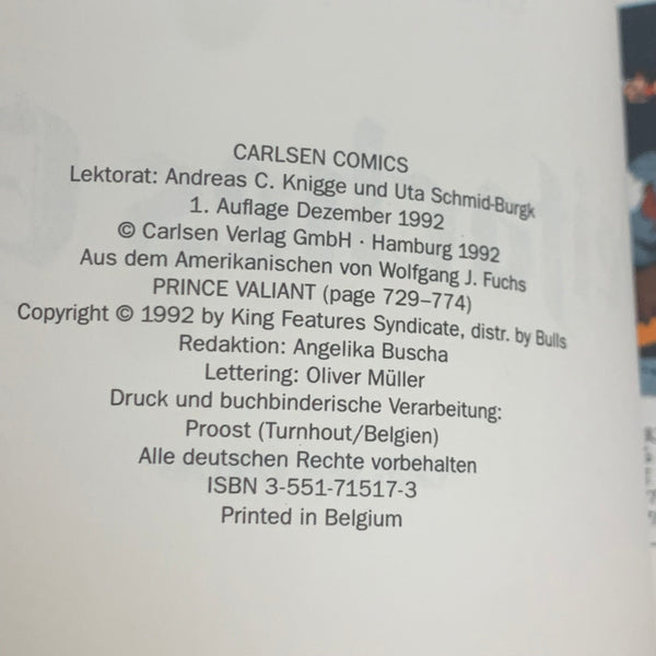 Comic Prinz Eisenherz Band 17 Zweifaches Glück