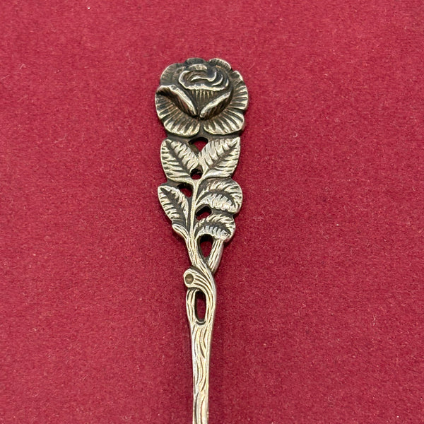 Zuckerschaufel Hildesheimer Rose 800er Silber