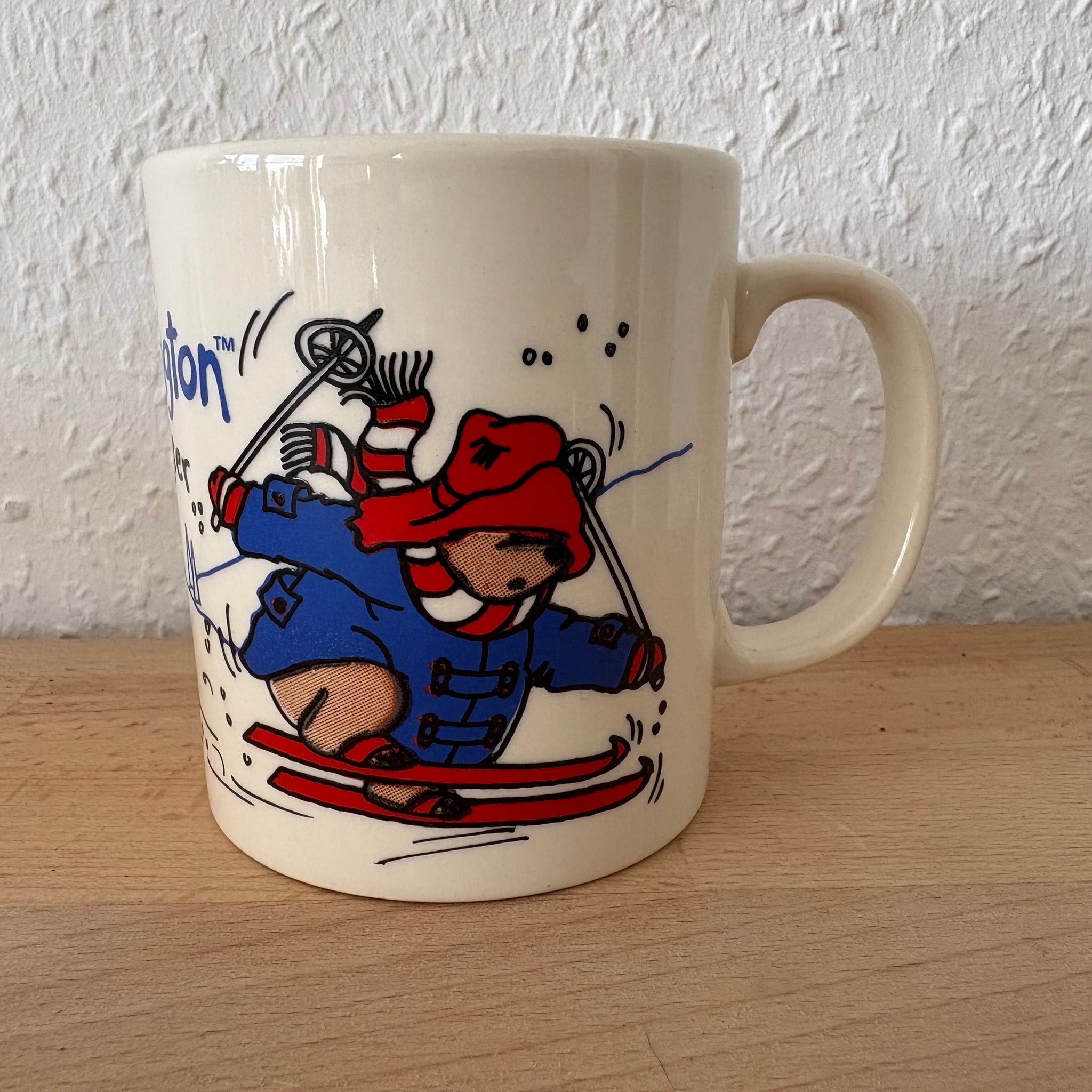 Vintage Paddington Bär Tasse Motiv Winter von Staffordshire