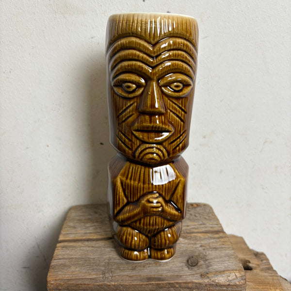 Vintage 6er Set Cocktail Becher Tiki Mug Mövenpick Moai von Fred Roberts