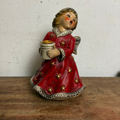 Weihnachtsengel Kerzenständer von Goebel mit Spieluhr