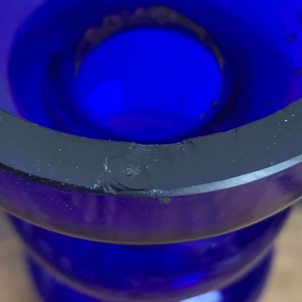 Pop Art Glas Kerzenhalter Vase von Alfred Taube