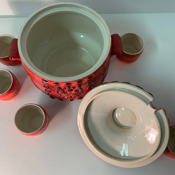 Keramik Bowle Service Dümler und Breiden 870
