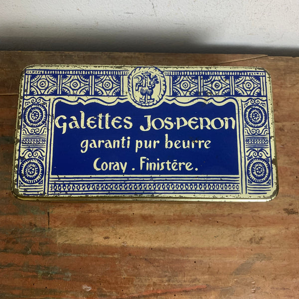 Vintage Blechdose Galettes Jos Peron