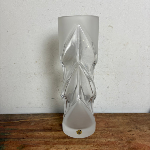 Vintage Design Kunst Glas Vase Malachit von Peill und Putzler