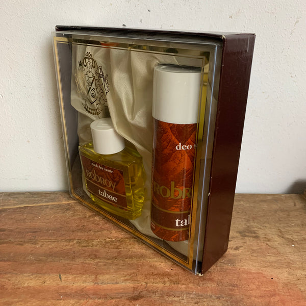 Vintage Geschenkbox Robroy Tabac Aftershave und Deodorant