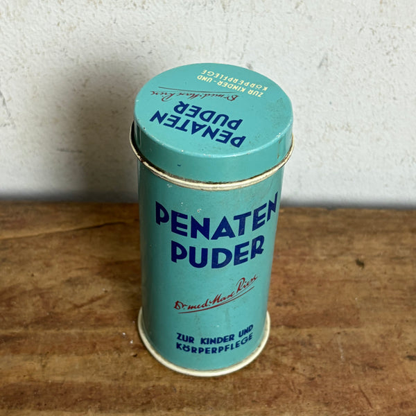 Vintage Blechdose Penaten Puder