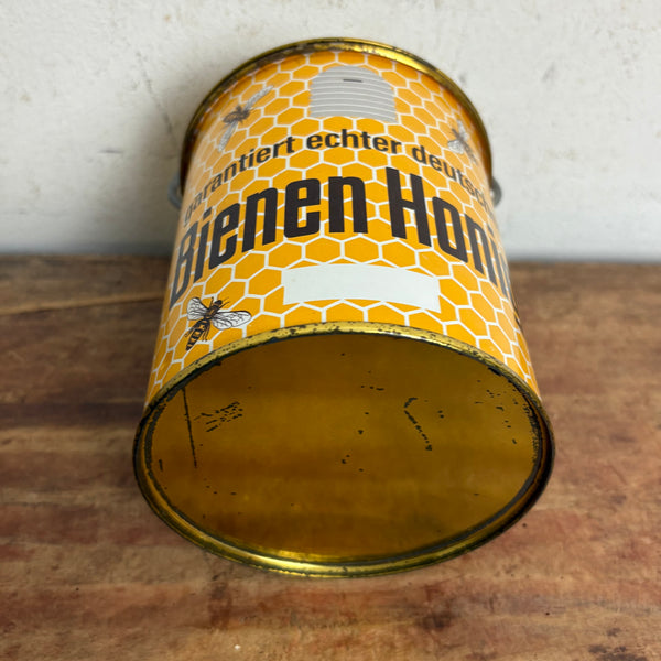 Vintage Bienenhonig Blechdose Eimer