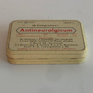 Vintage Blechdose Antineuralgicum Compretten