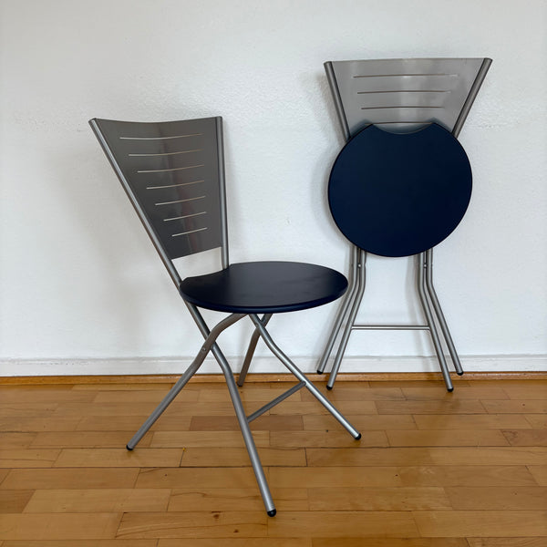 2er Set Postmoderne Design Klappstühle von Rutger Andersson