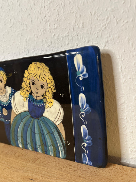 Vintage Wandkeramik von Hugo Kohler in Biel