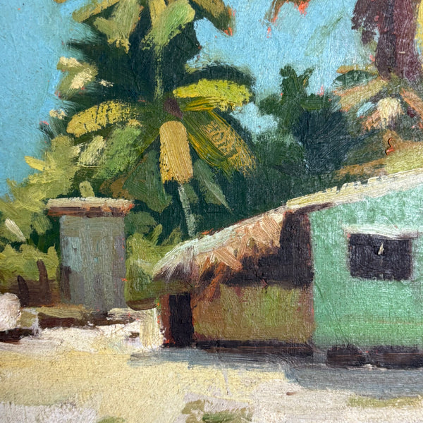 Ölgemälde Strand Idyll