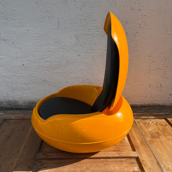 Vintage Space Age Design Senftenberger Ei Garden Egg Chair von Peter Ghyczy