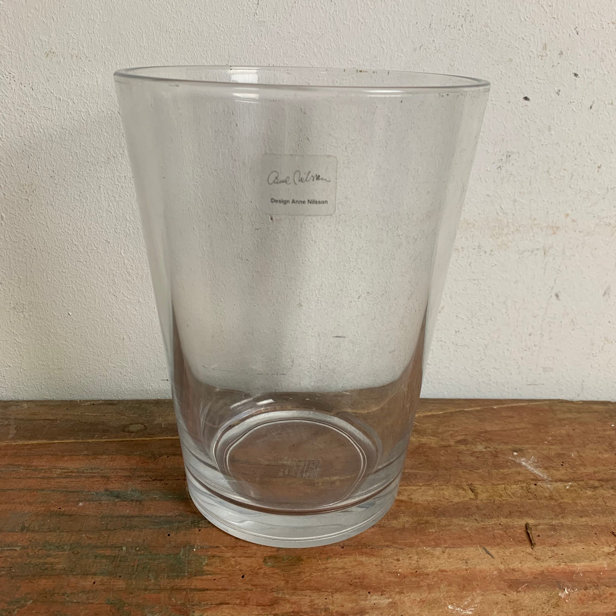 Vintage Glasvase von Anne Nilsson für Ikea