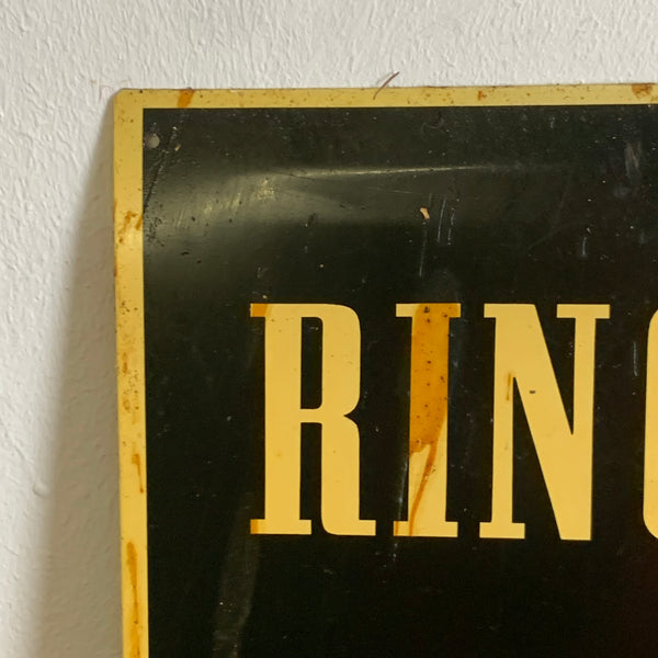 Vintage Blechschild Ringelheimer Kraftfutter