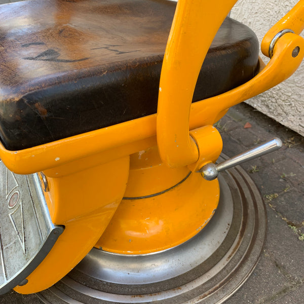 Vintage Zahnarztstuhl mit Behandlungseinheit