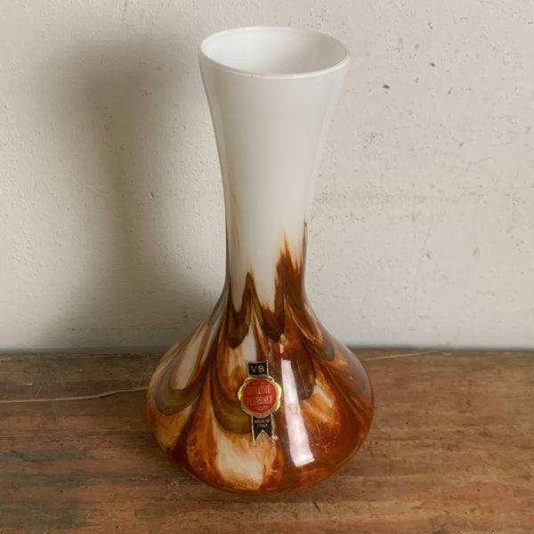 Opaline Florence Vase Vetreria Barieri