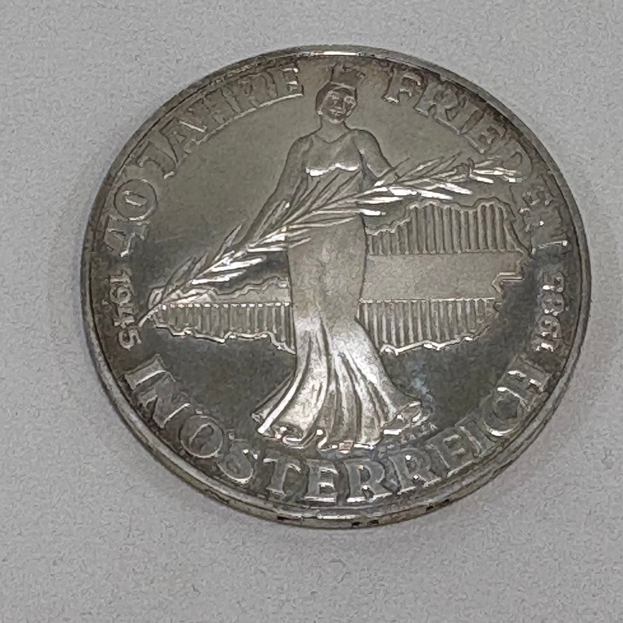 Österreich 500 Schilling 1985 Silber 40 Jahre Frieden