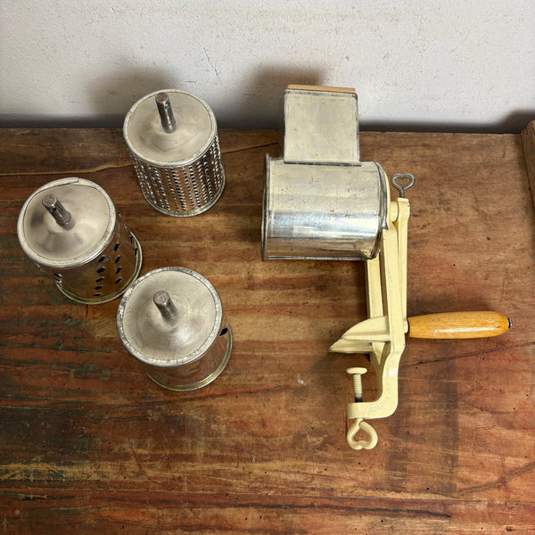 Vintage Tisch Trommel Reibe