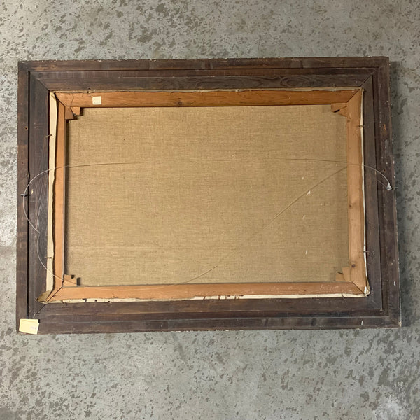 Ölgemälde Sommerwolken über Landhaus am See von Pieter de Regt