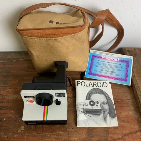 Polaroid Land Camera 1000 mit Tasche
