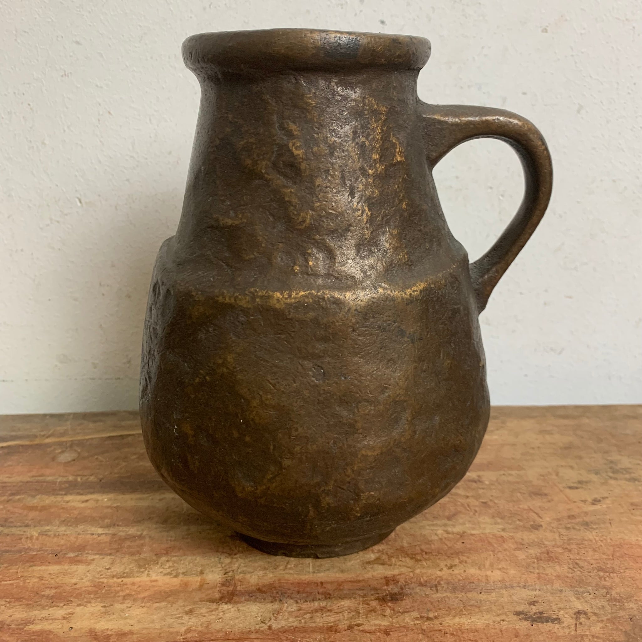 Vintage Design Vase Krug aus Bronze von Horst Dalbeck