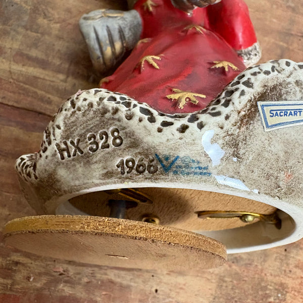 Weihnachtsengel Kerzenständer von Goebel mit Spieluhr