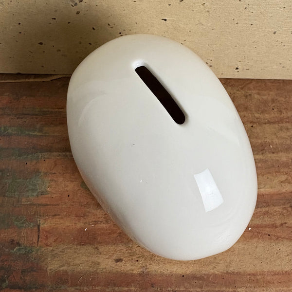 Spardose aus weißem Porzellan Drumbo von Luigi Colani