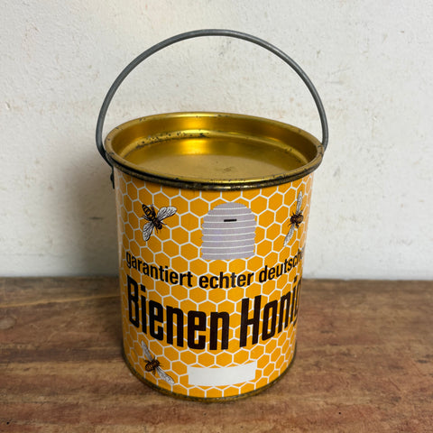 Vintage Bienenhonig Blechdose Eimer