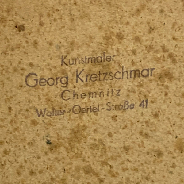 Ölgemälde Alter Glockenturm Lugau von Georg Kretzschmar