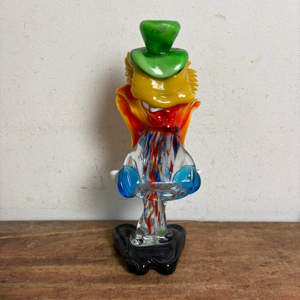 Vintage Murano Glas Skulptur Clown