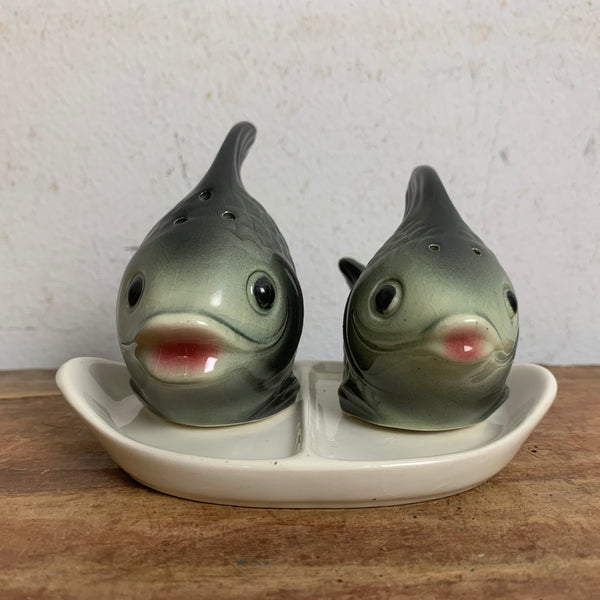 Vintage Pfeffer und Salz Streuer Menage Fische von Goebel