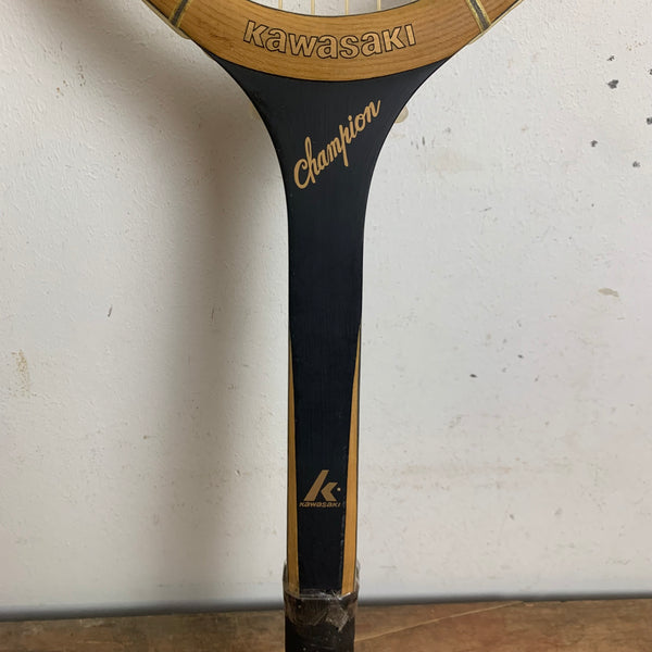 Vintage Holz Tennisschläger Kawasaki Champion