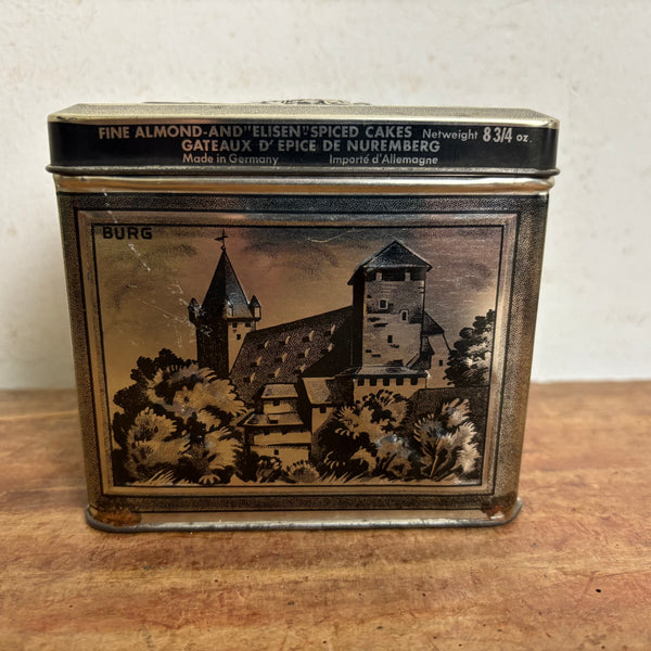 Vintage Blechdose Lebkuchen von Haeberlein Metzger