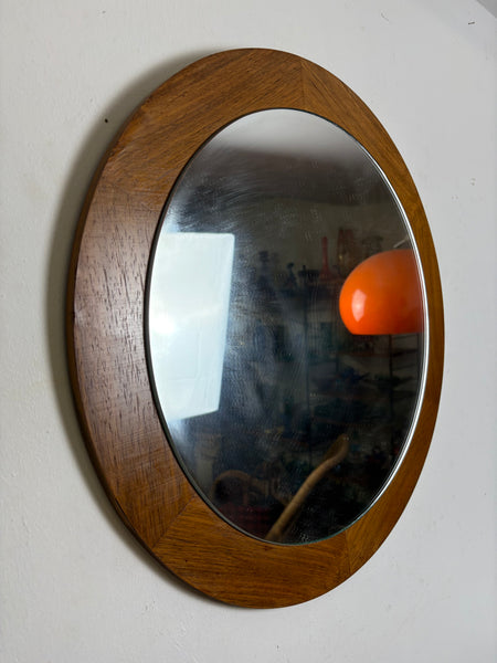 Runder Mid Century Spiegel