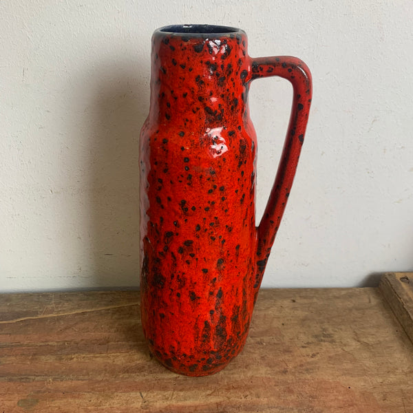 Vintage Fat Lava Keramik Vase von Scheurich 275-28