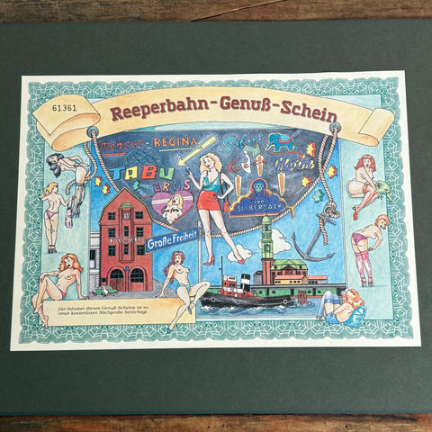 Vintage Reeperbahn Genuß Schein