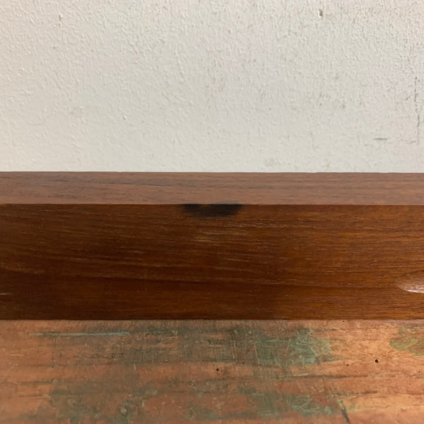 Vintage Teakholz Wasserwaage 33 VN / 50 cm von Stabila