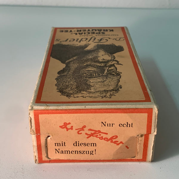 Pappschachtel Dr. Fischer’s Special Kräuter Tee OVP