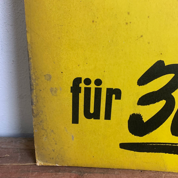 Vintage Schild Pappaufsteller IMI Henkel