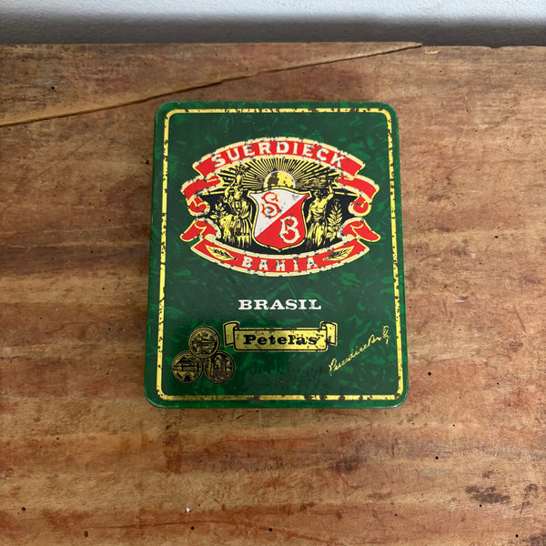 Vintage Blechdose Suerdieck Bahia Brasil Zigaretten