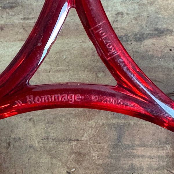 3 modulare Kerzenständer Hommage von Koziol in rot