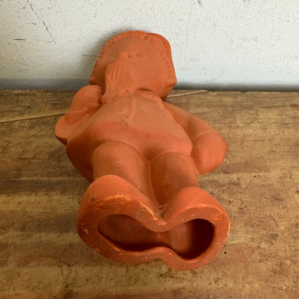 Vintage Terrakotta Figur unser Sandmännchen
