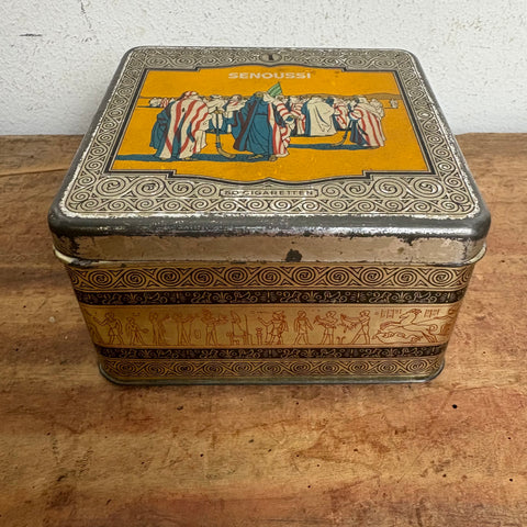 Vintage Blechdose Senoussi Cigaretten