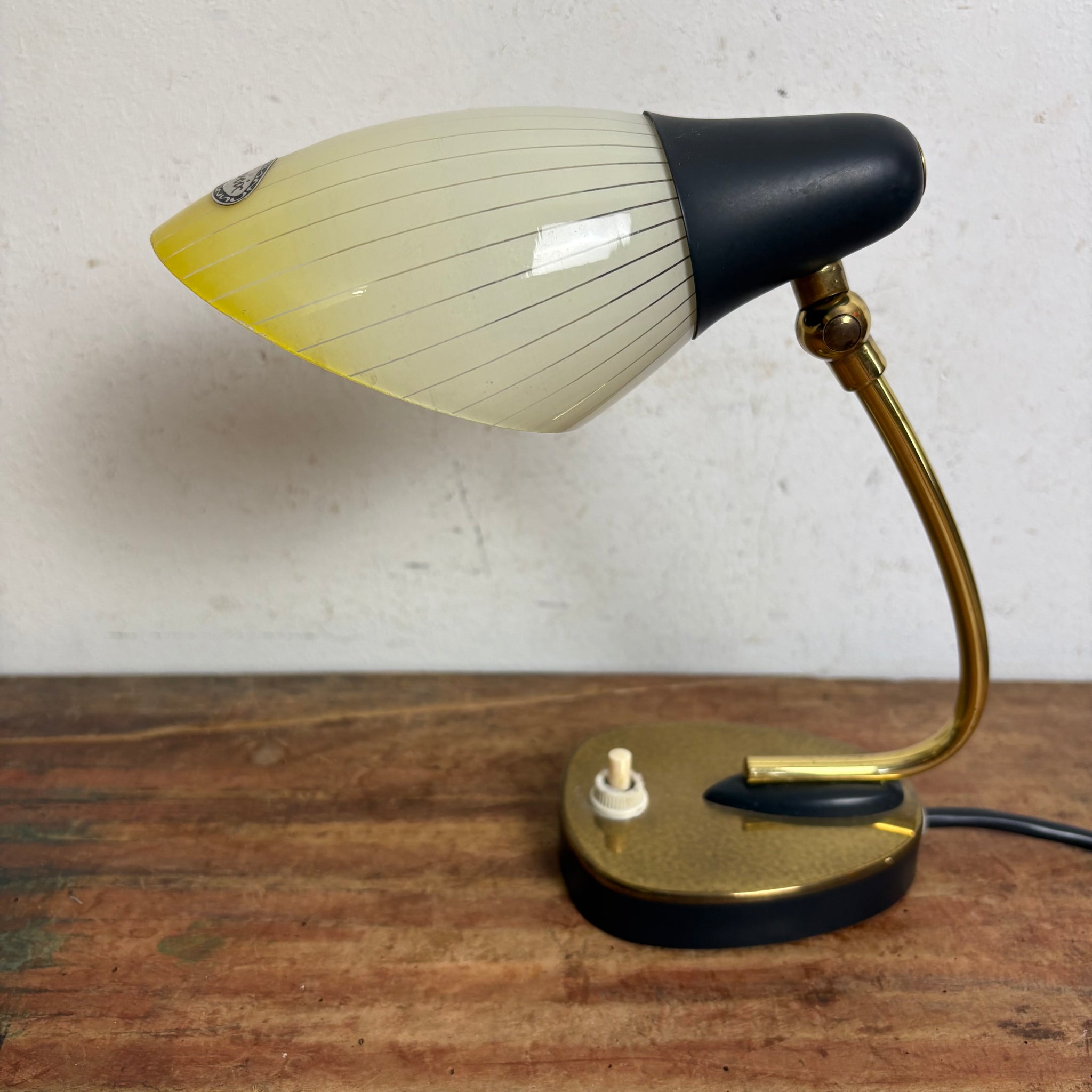 Vintage Mid Century Nachttischlampe