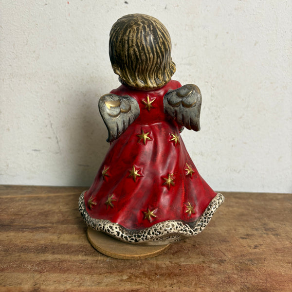 Weihnachtsengel Kerzenständer von Goebel mit Spieluhr