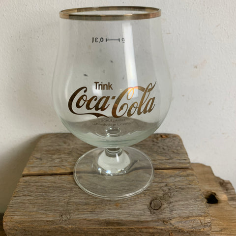 Vintage Coca Cola Glas Schwenker